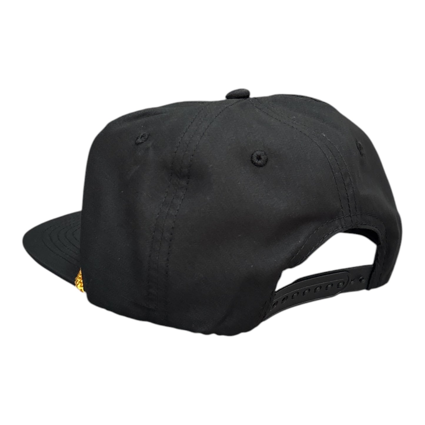 Thrasher Rope Snapback Hat- Black/Yellow