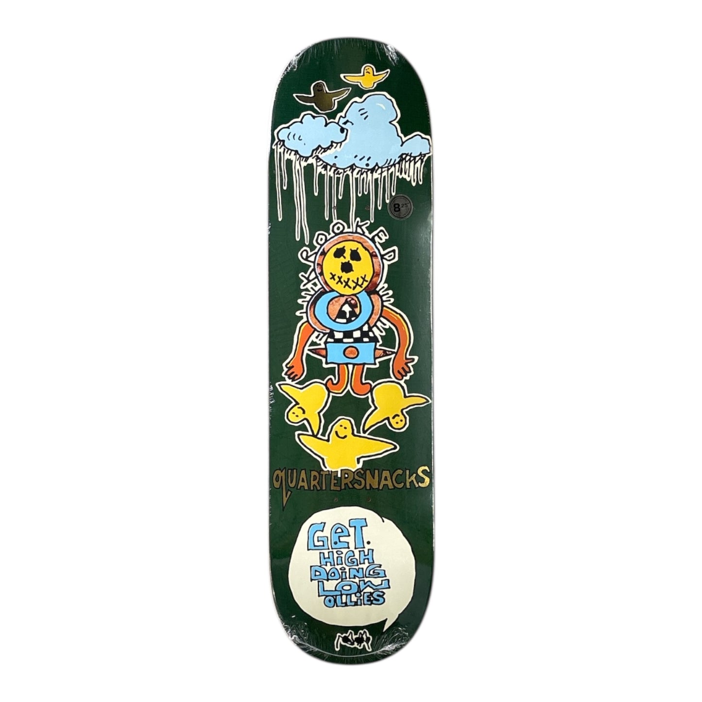 Krooked X Quartersnacks Get High Deck- 8.25