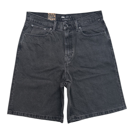 Vans Check 5 Baggy Denim Shorts- Washed Black