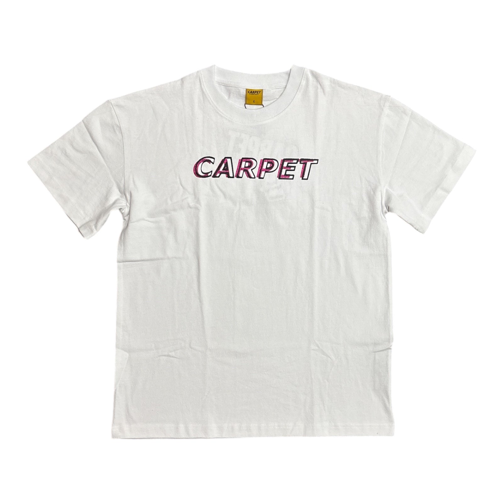 Carpet Co. Misprint Tee- Metallic Pink