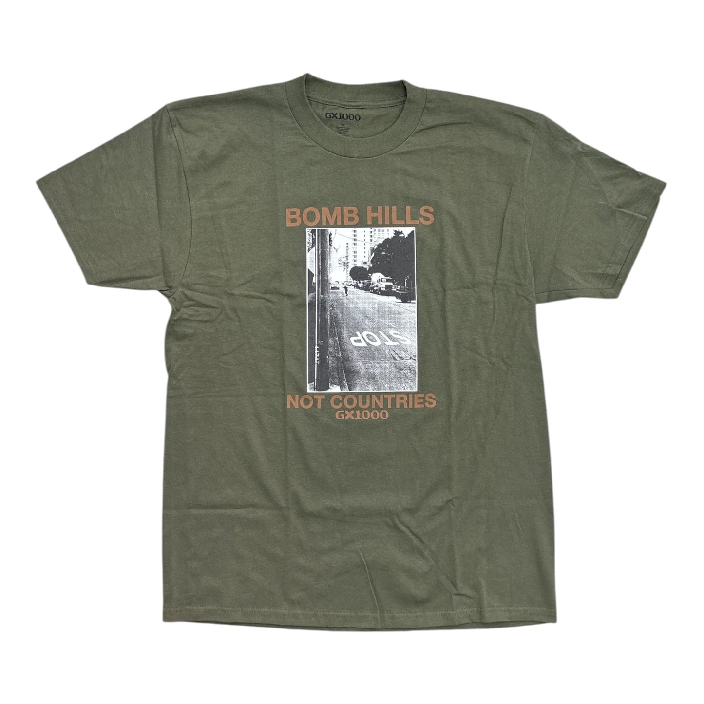 GX1000 Bomb Hills Tee- Desert Green/Brown