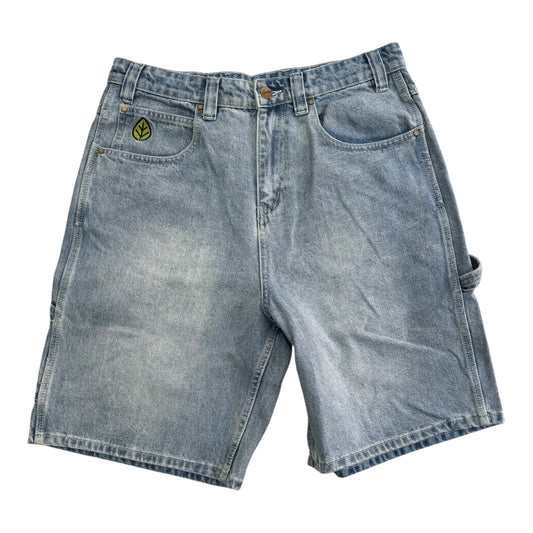 Butter Weathergear Denim Shorts- Faded Blue