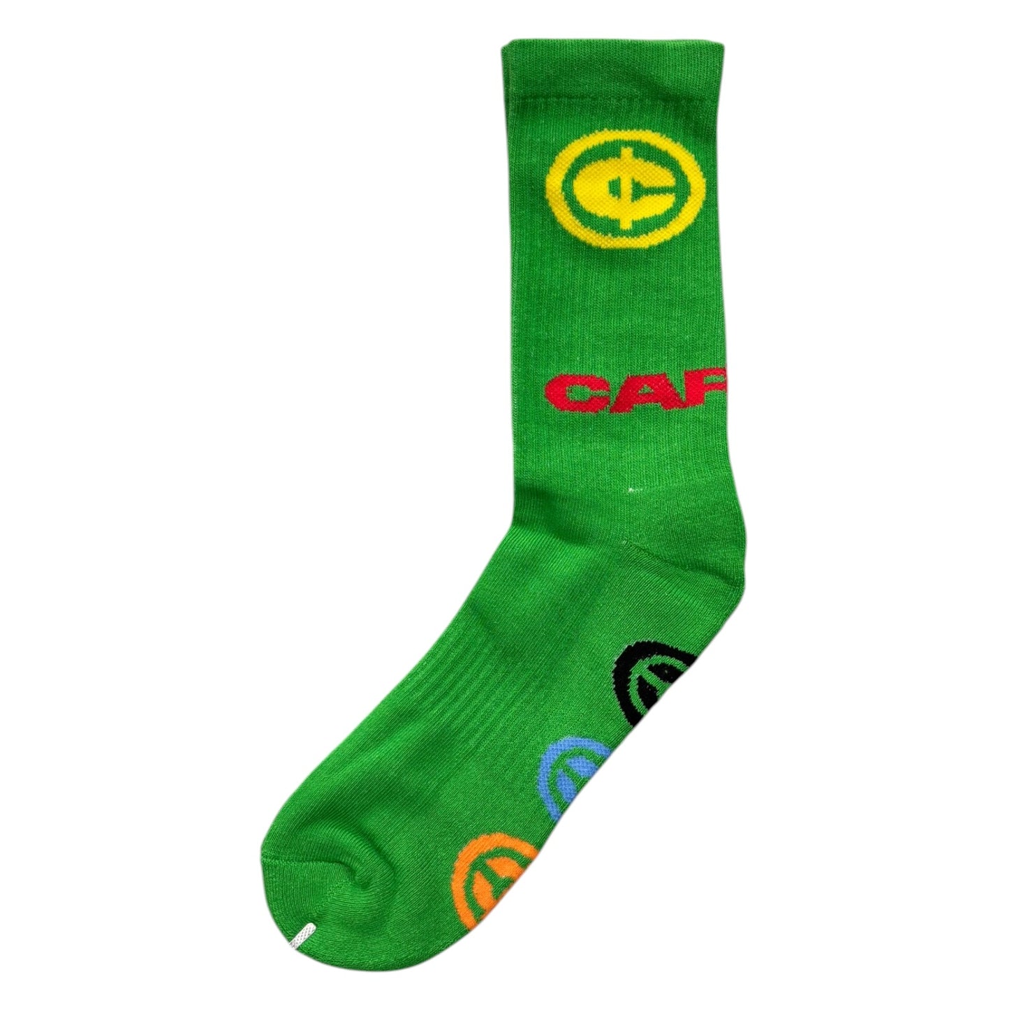 Carpet Cent Socks- Green
