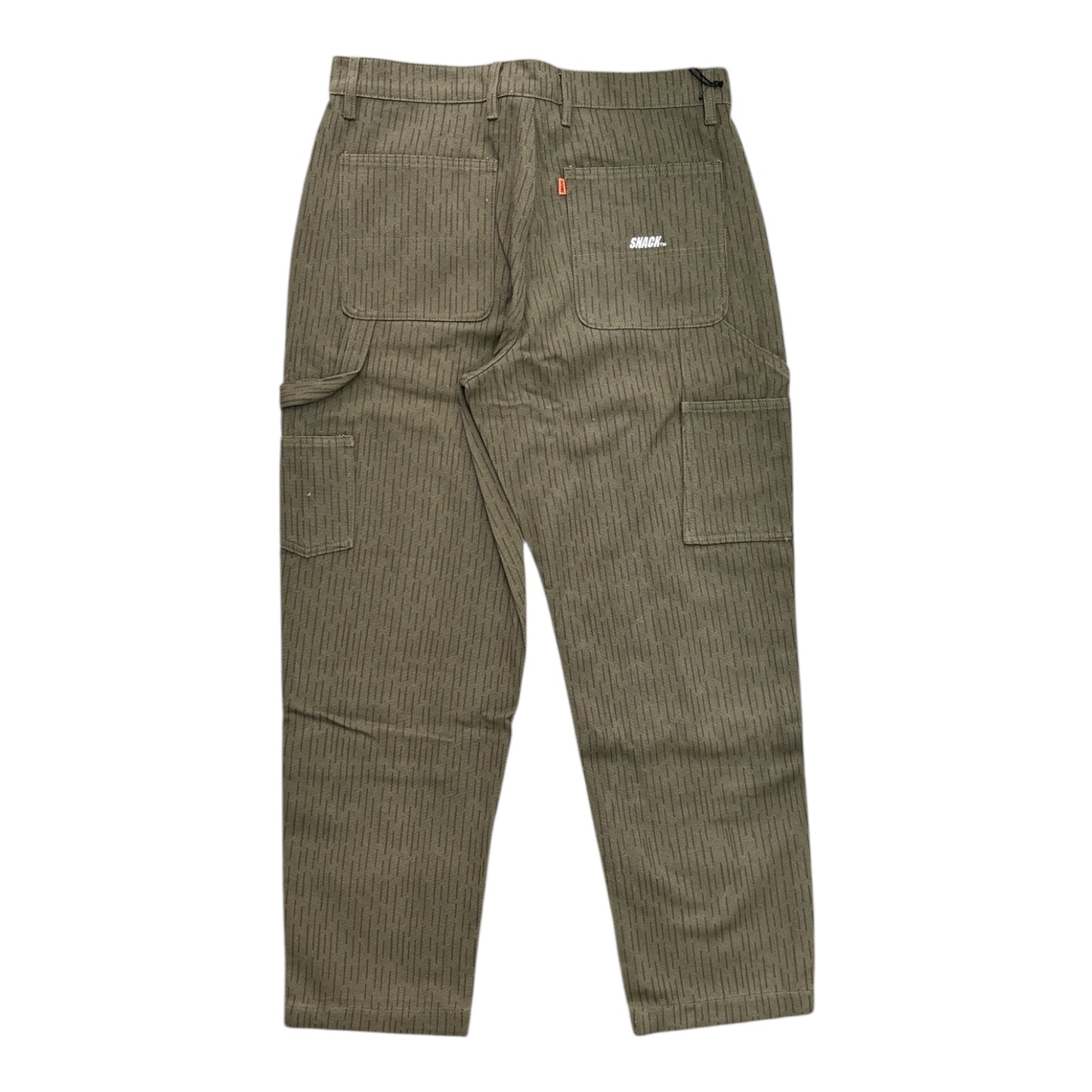 Snack Heavy Duty Duck Canvas Carpenter Pants- Green