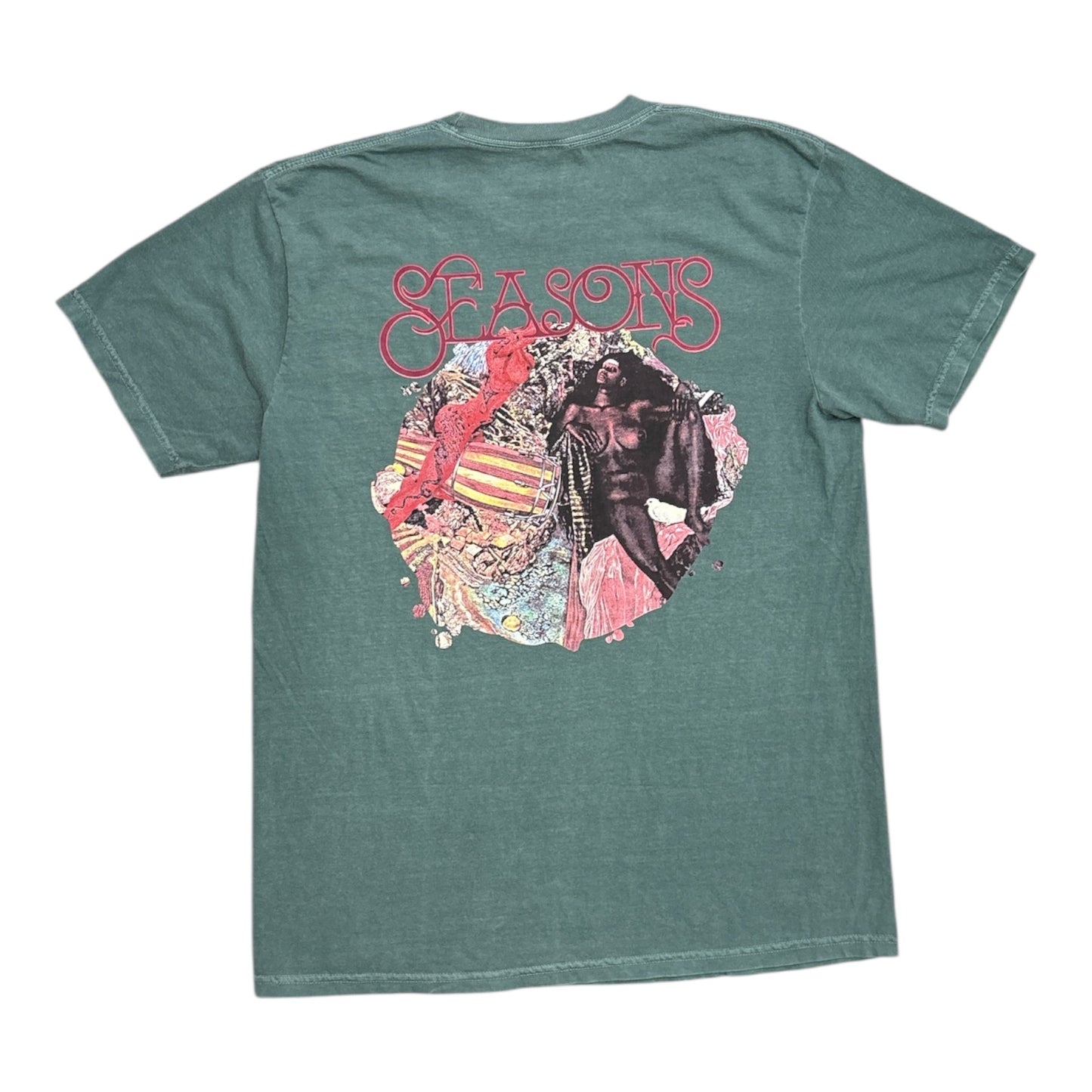 Seasons Se Acabo Tee- Blue Spruce