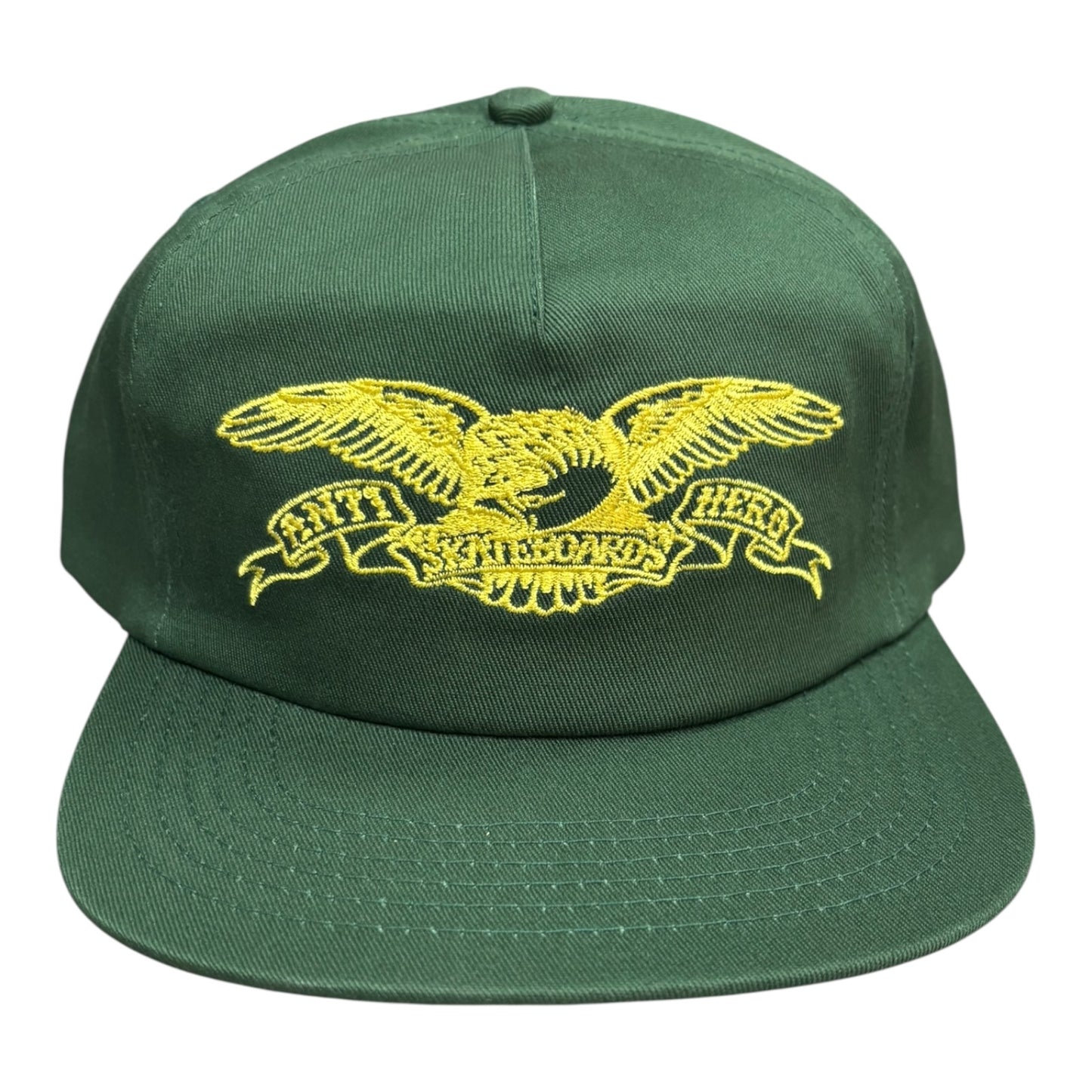 Anti Hero Basic Eagle Hat- Green/Yellow