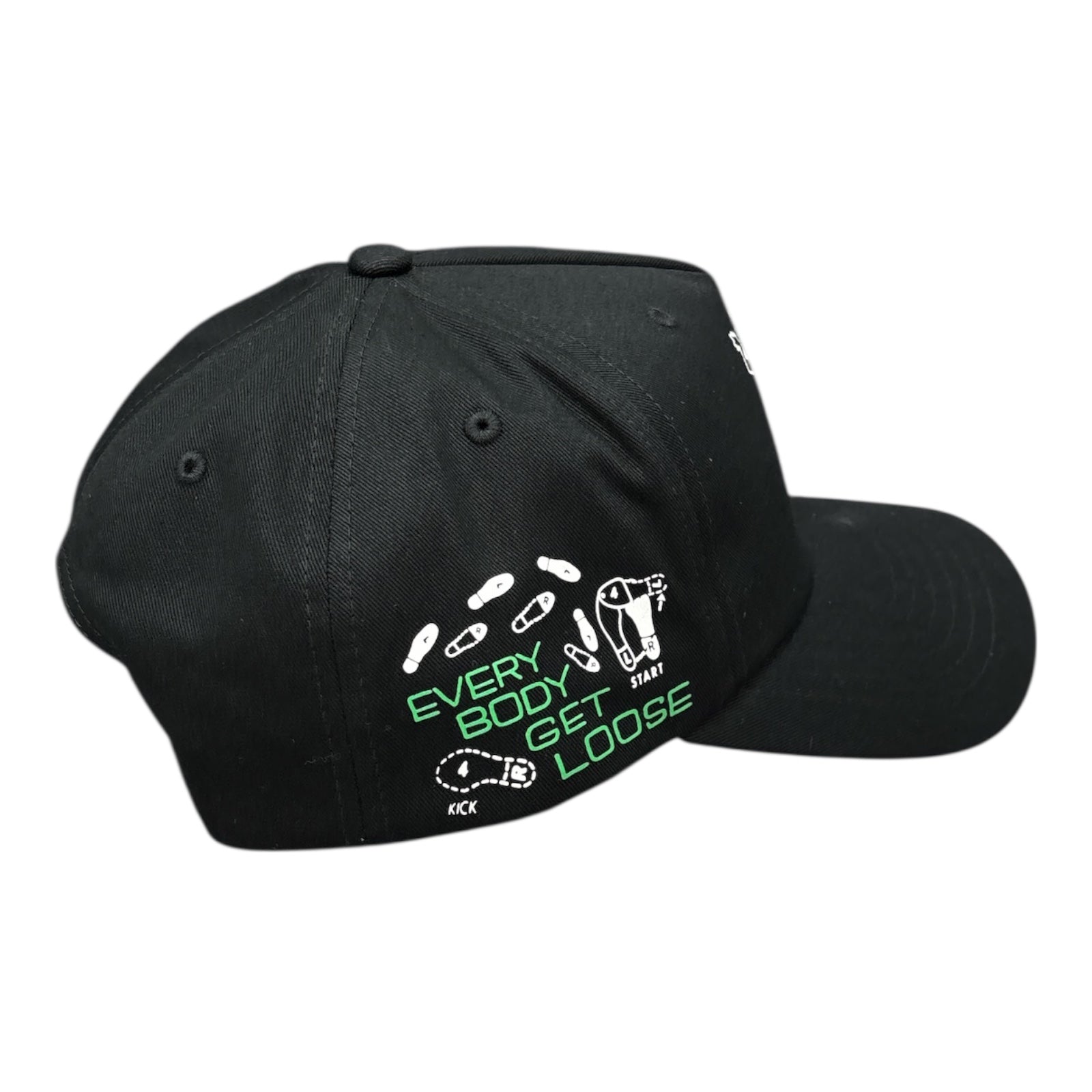 HUF Everybody Get Loose Snapback- Black
