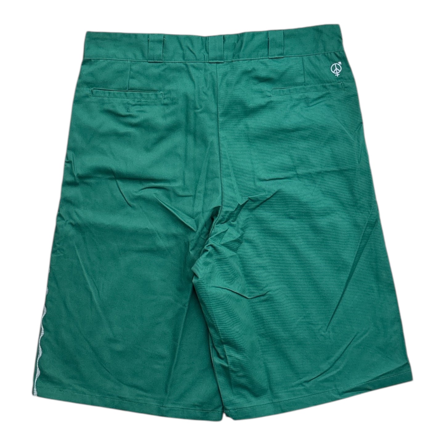 SEXHIPPIES Welder's Stitch Loose Fit Work Shorts- Work Green/Silver