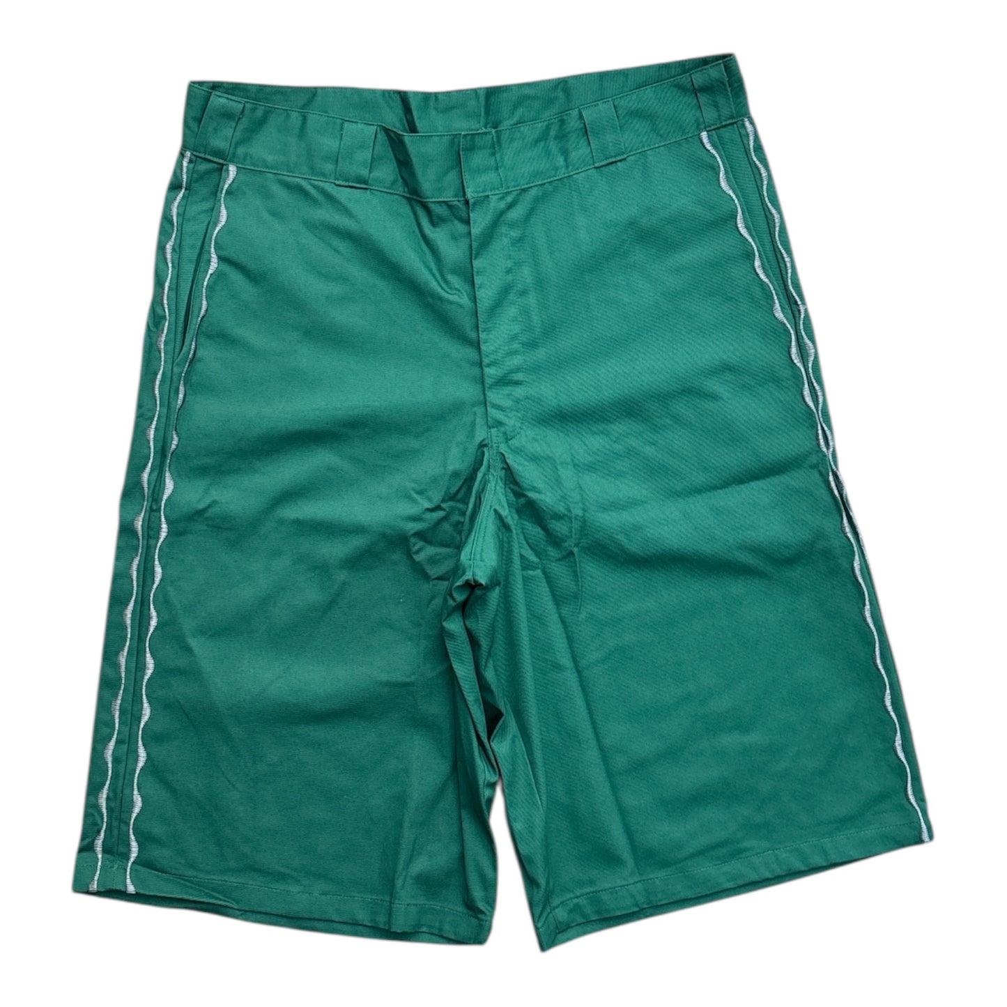 SEXHIPPIES Welder's Stitch Loose Fit Work Shorts- Work Green/Silver