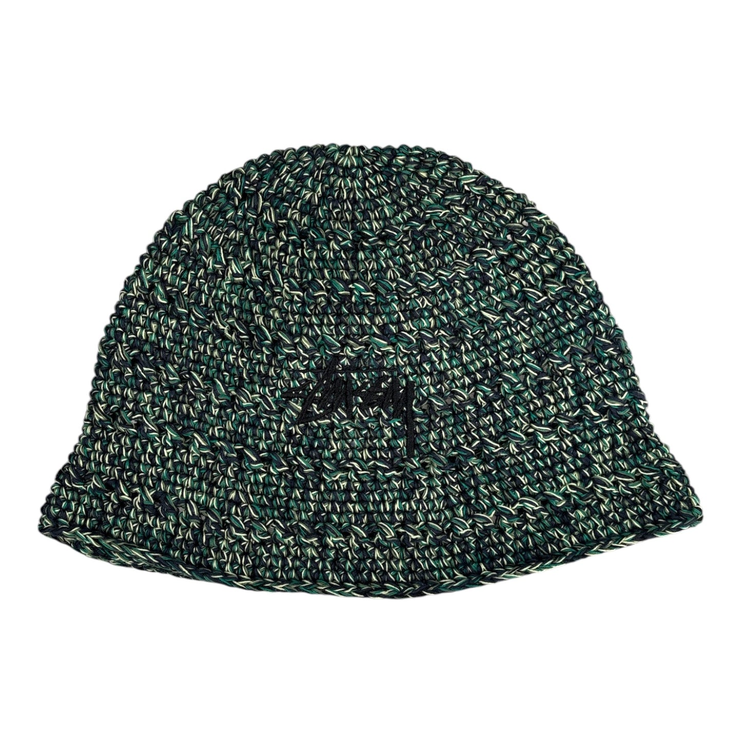 Stussy Hemp Stock Knit Bucket Hat- Multi Green