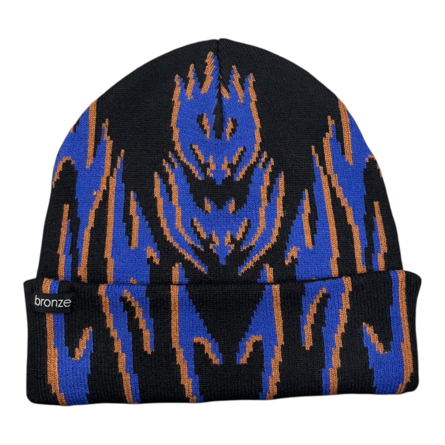 Bronze Tribal Sport Beanie- Black