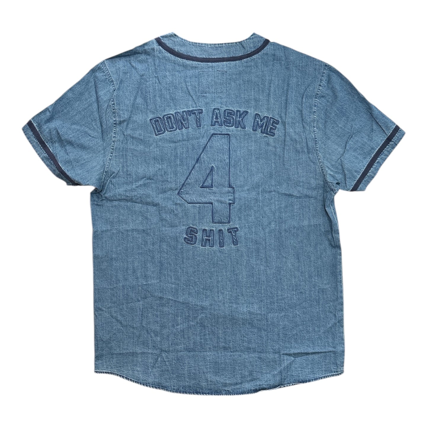Snack Don't Ask Jersey- Denim