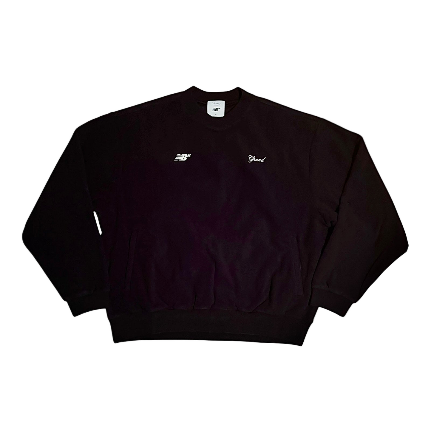Grand x New Balance Polar Fleece Windshirt- Black