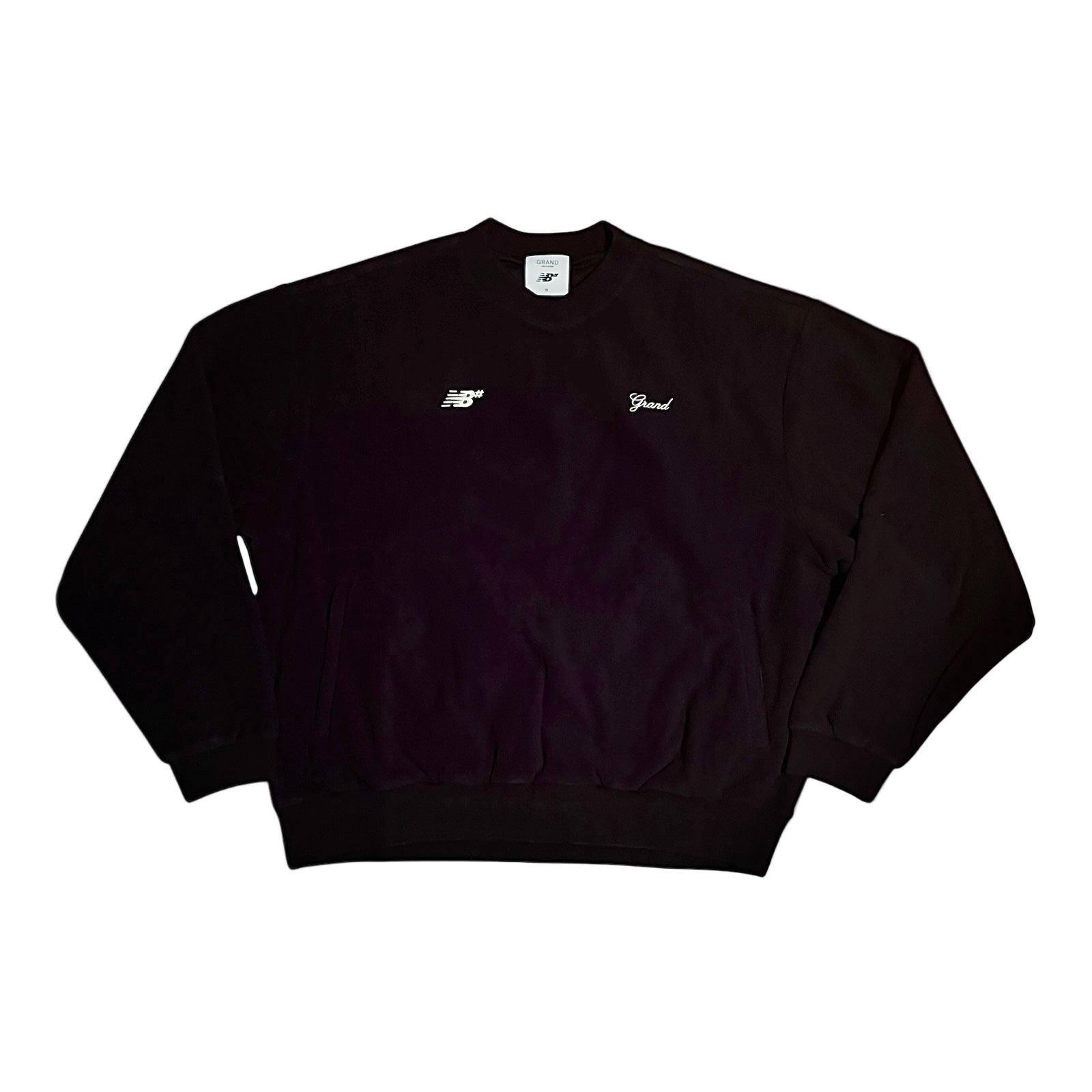 Grand x New Balance Polar Fleece Windshirt- Black