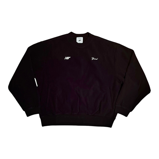 Grand x New Balance Polar Fleece Windshirt- Black