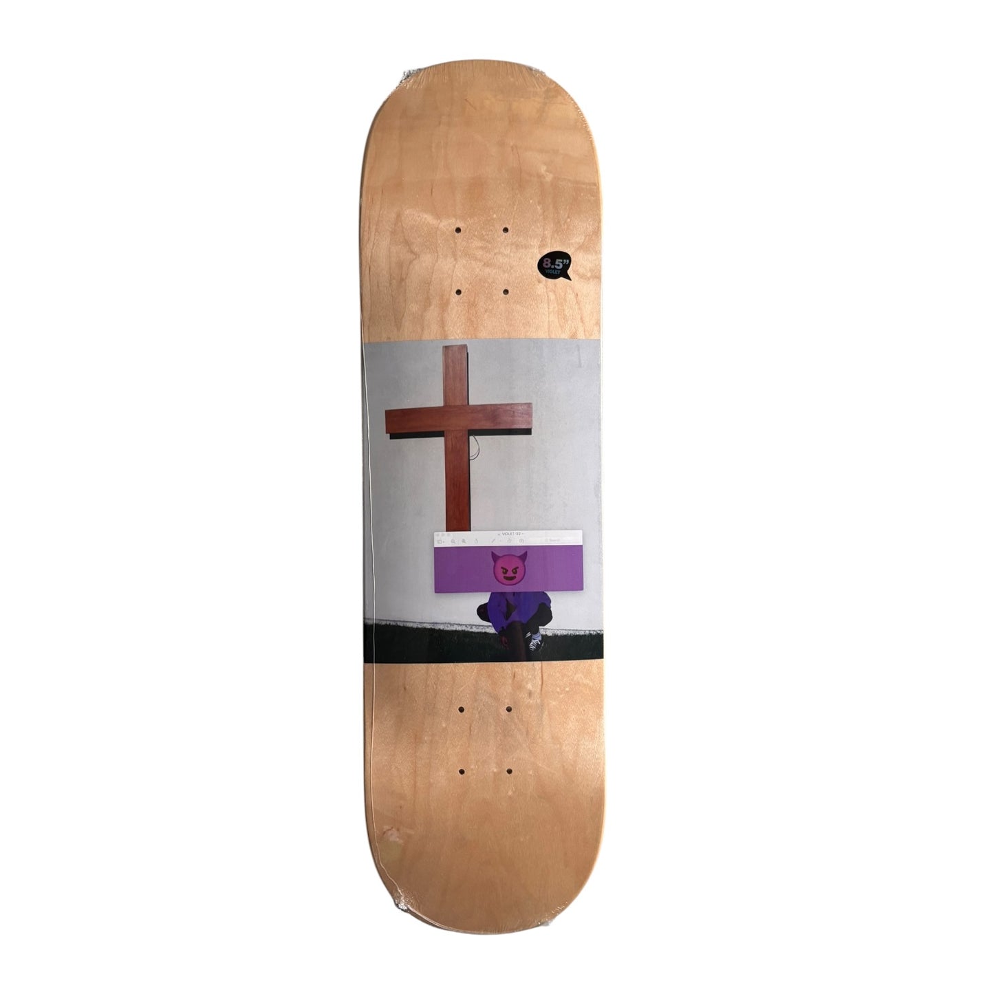 Violet Team Cross Deck- 8.5