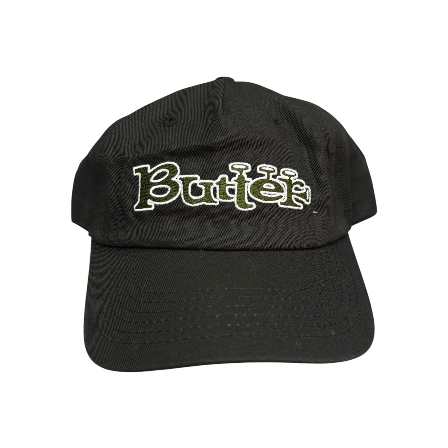 Butter Trumpet 5 Panel Hat- Black