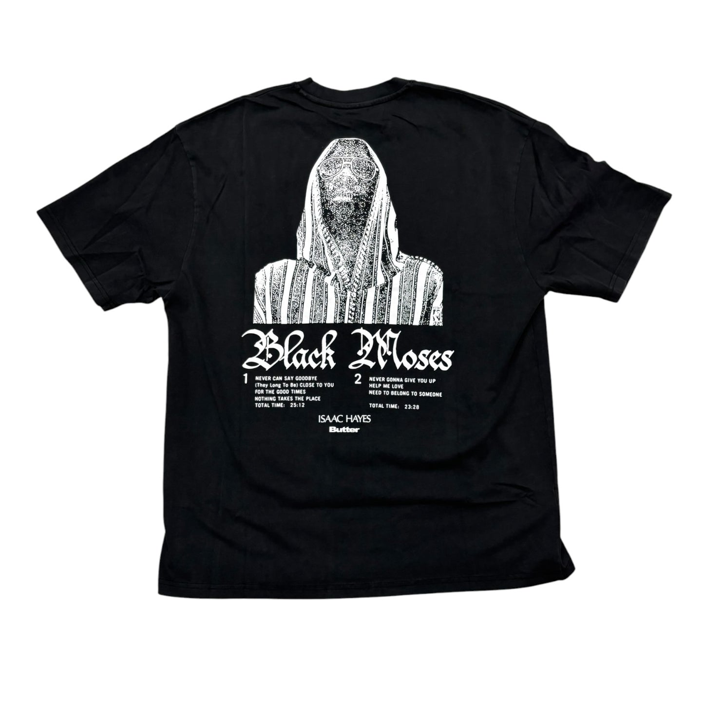 Butter Black Moses Tee- Washed Black
