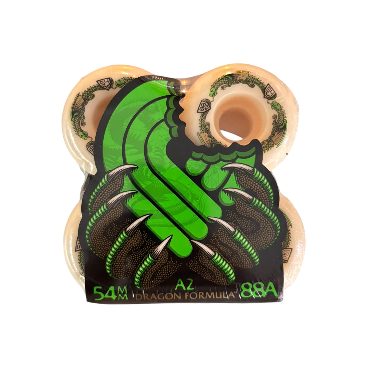 Powell Dragon Formula 88A Green A2- 54mm