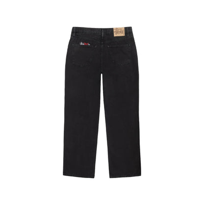 Stussy Classic Jean Washed Canvas- Black