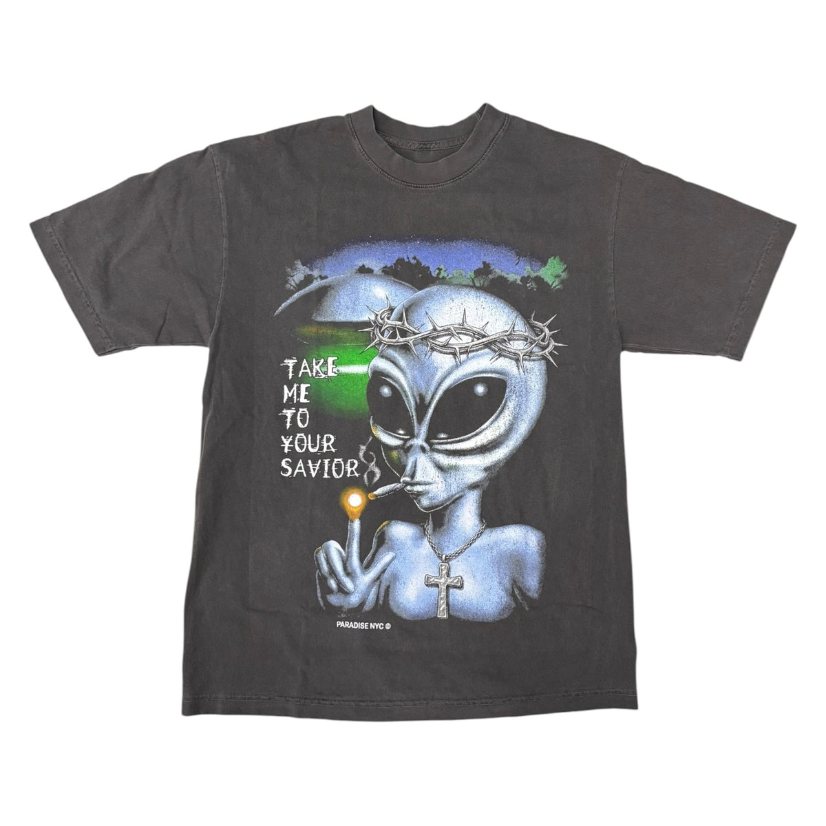Paradise Take Me To Your Savior Tee- Vintage Black