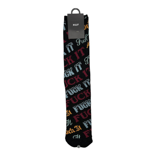 HUF Winter Fuck It Socks- Black