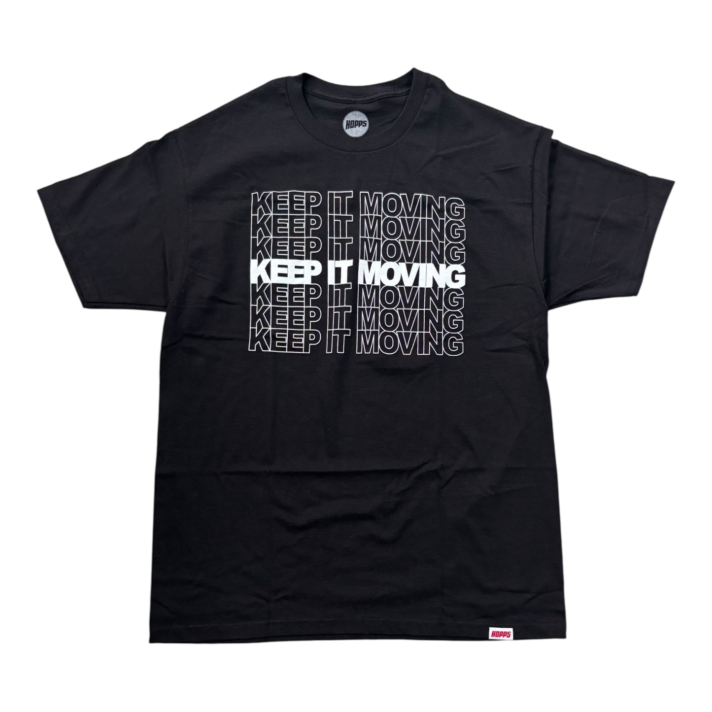 Hopps Keep It Moving Tee- Black