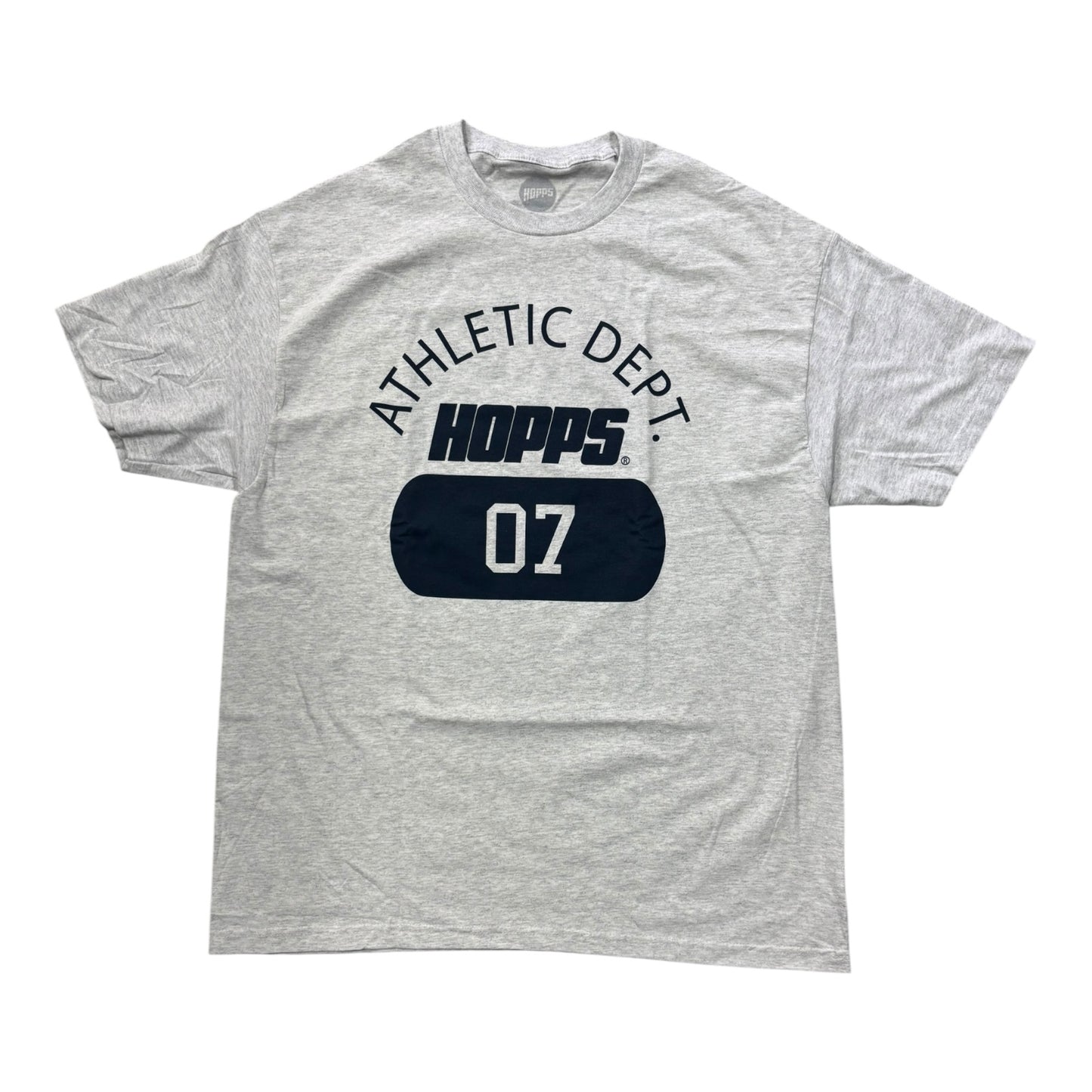 Hopps Athletic Dept 07' Tee- Ash Grey