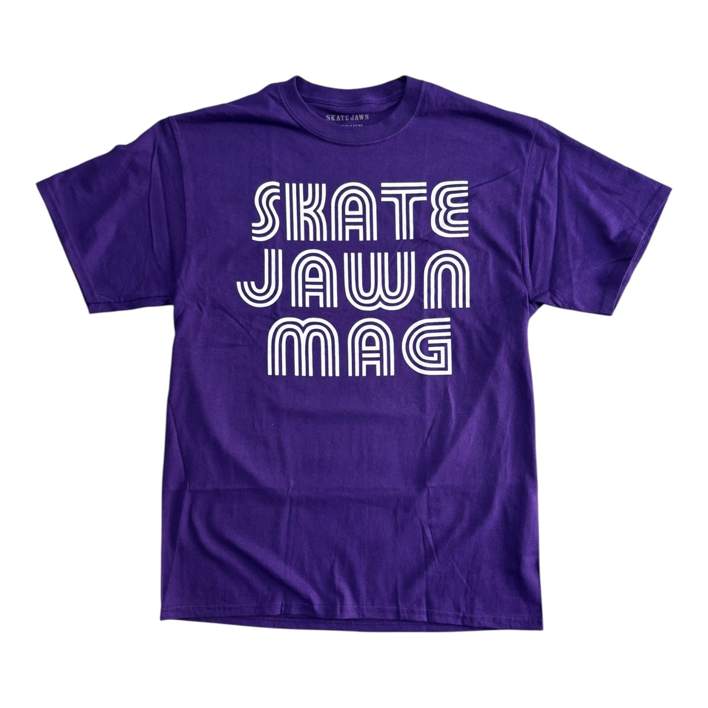 Skate Jawn Stripe Tee- Purple