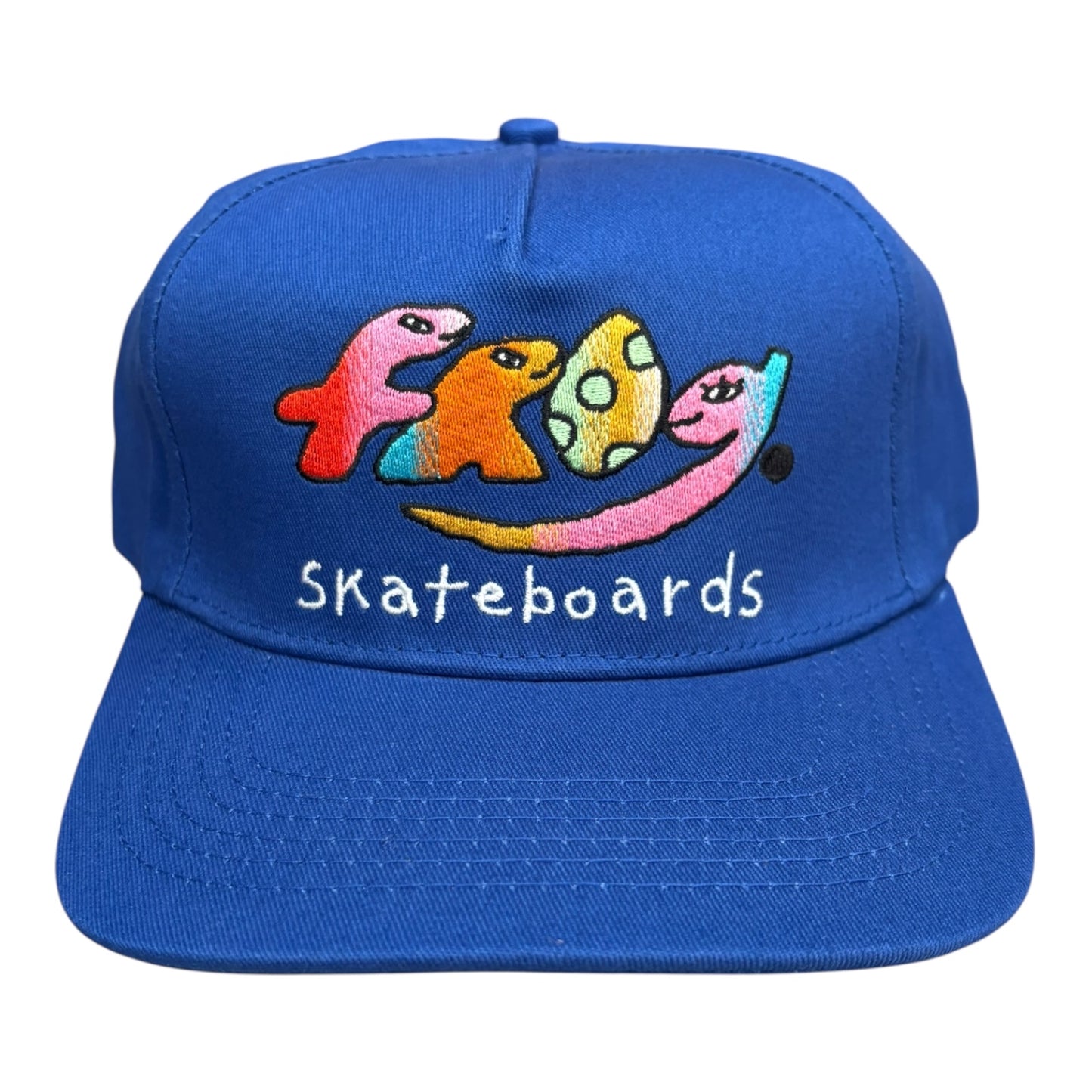 Frog Dino Logo Hat- Royal