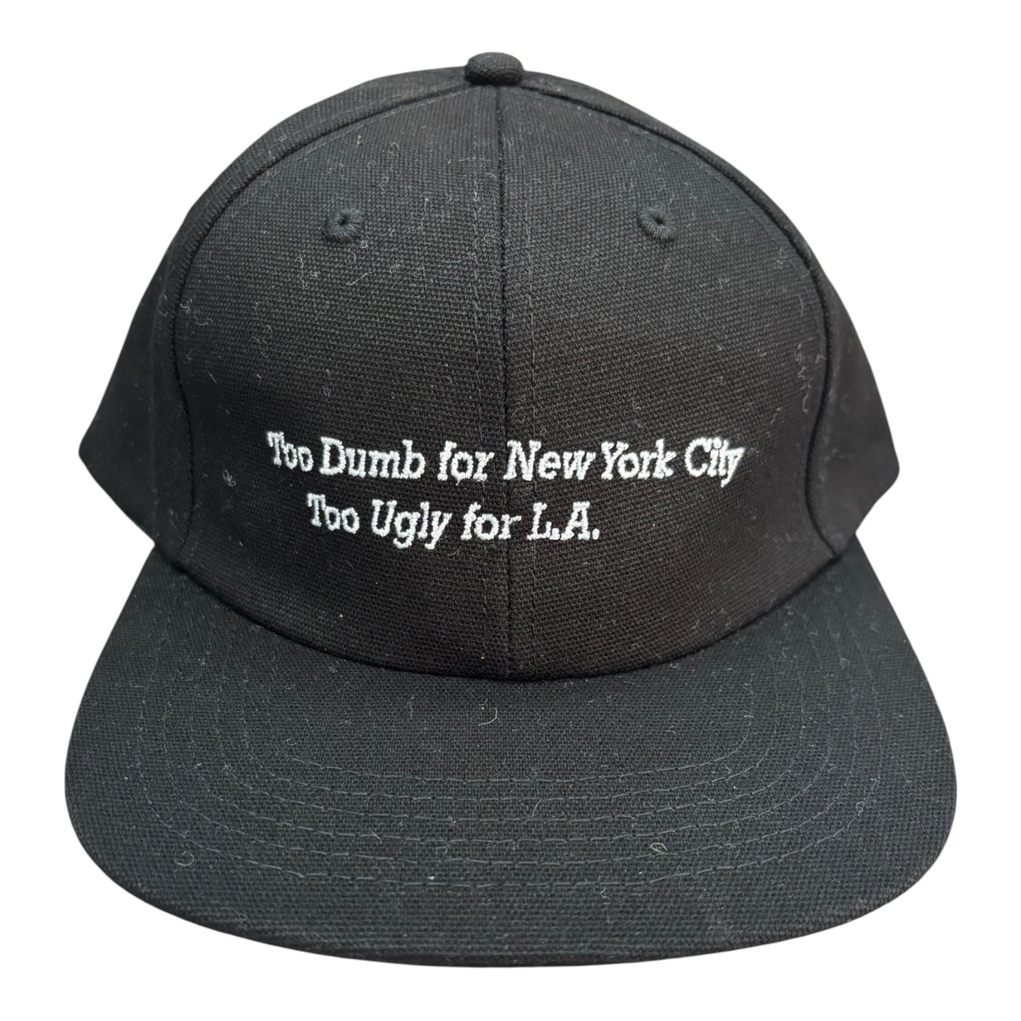 Chocolate Too Dumb Hat- Black
