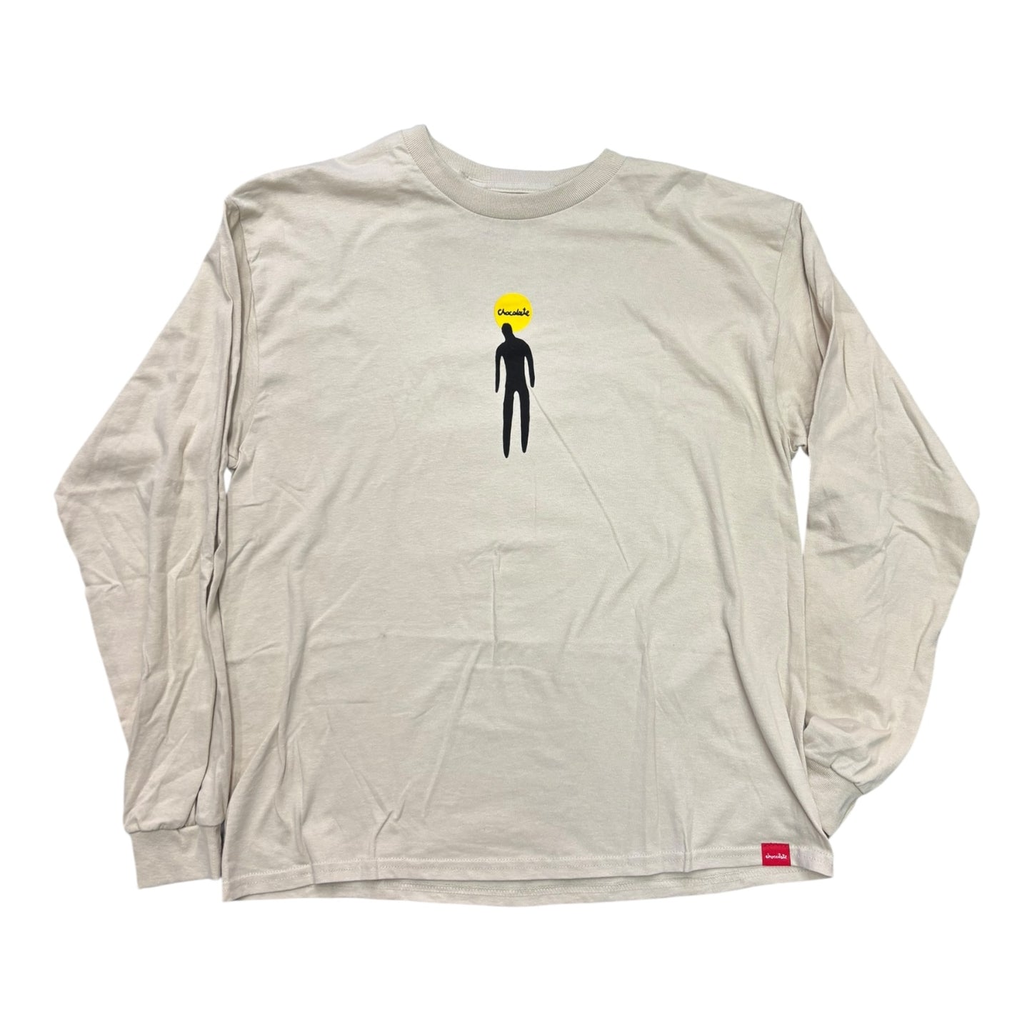 Chocolate Drip L/S Tee- Sand