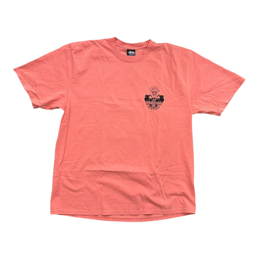 Stussy Built to Last Pigment Dyed Tee- Sherbert
