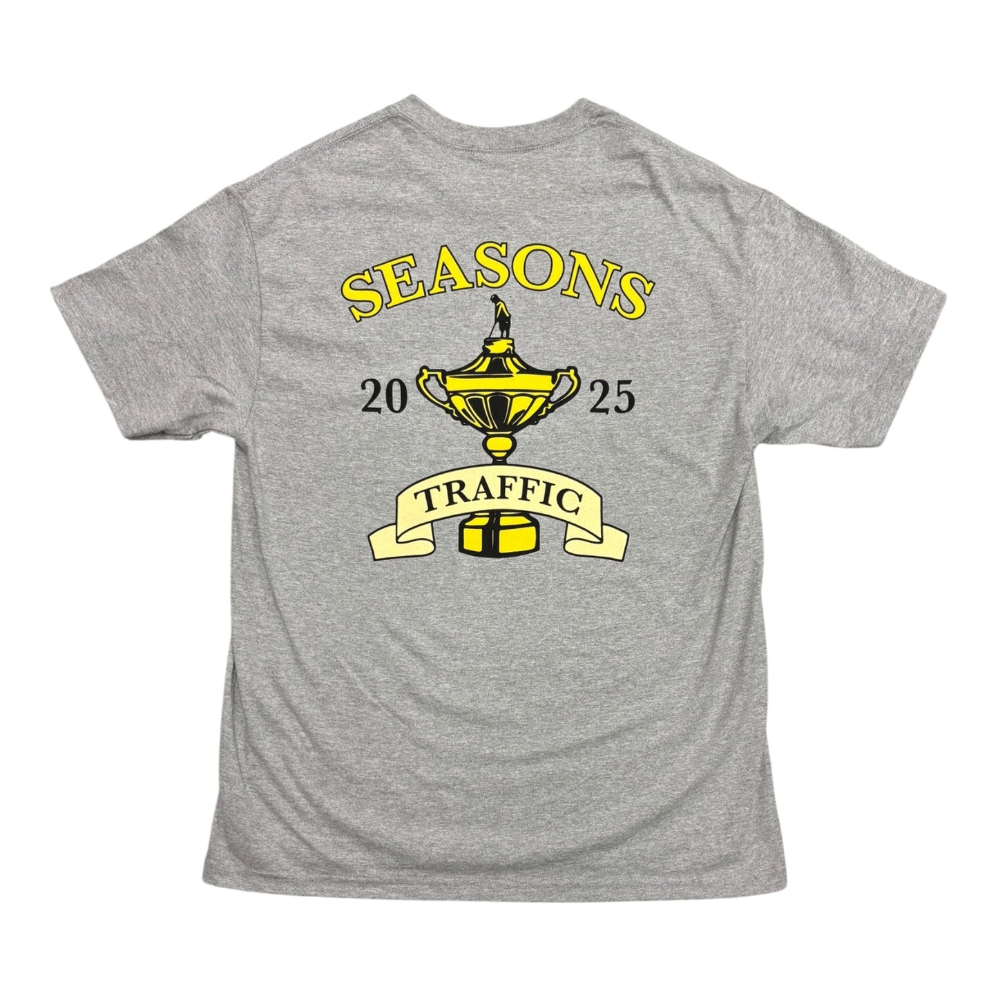Seasons x Traffic Tin Cup Tee- Heather Grey
