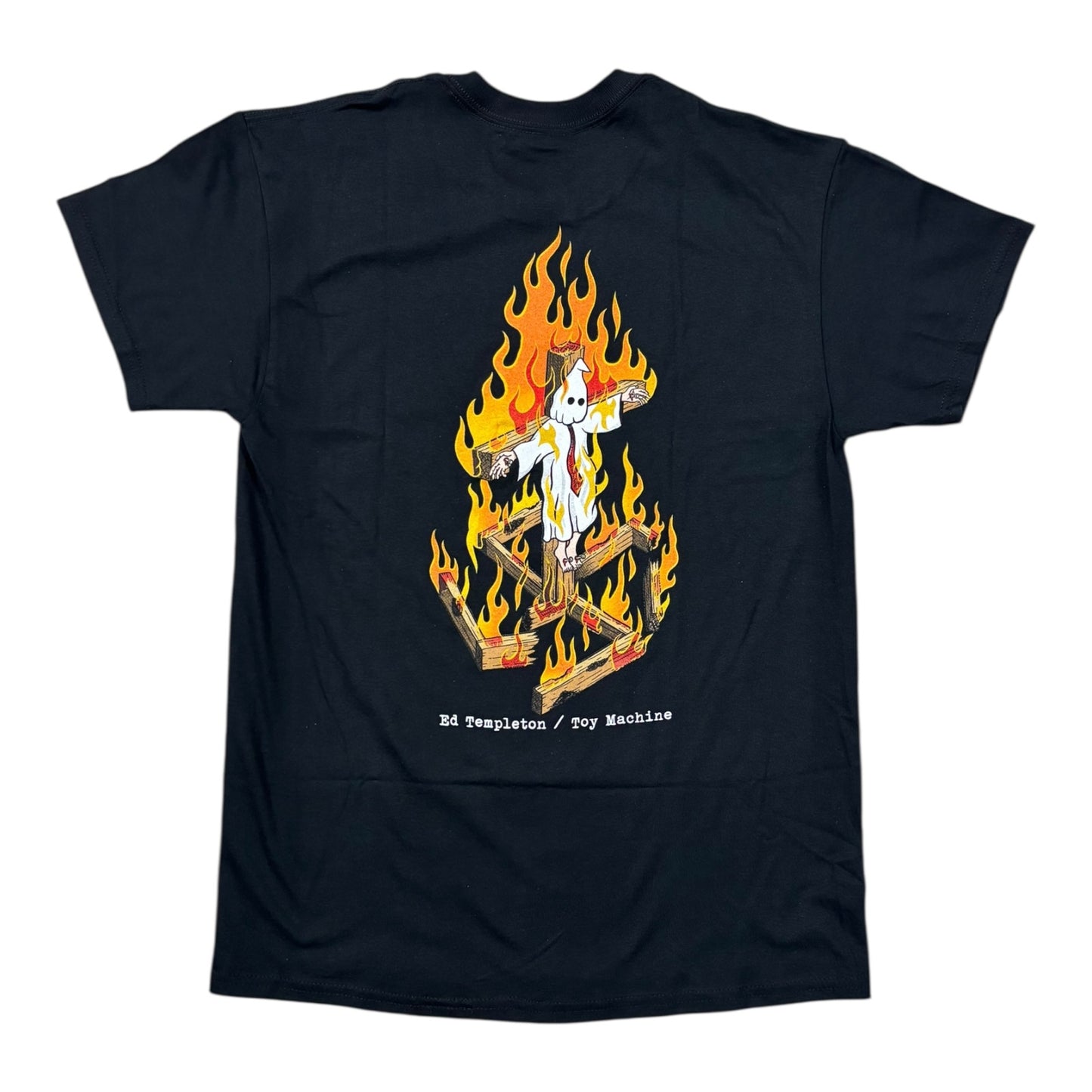 Toy Machine Charred Cross Tee- Black