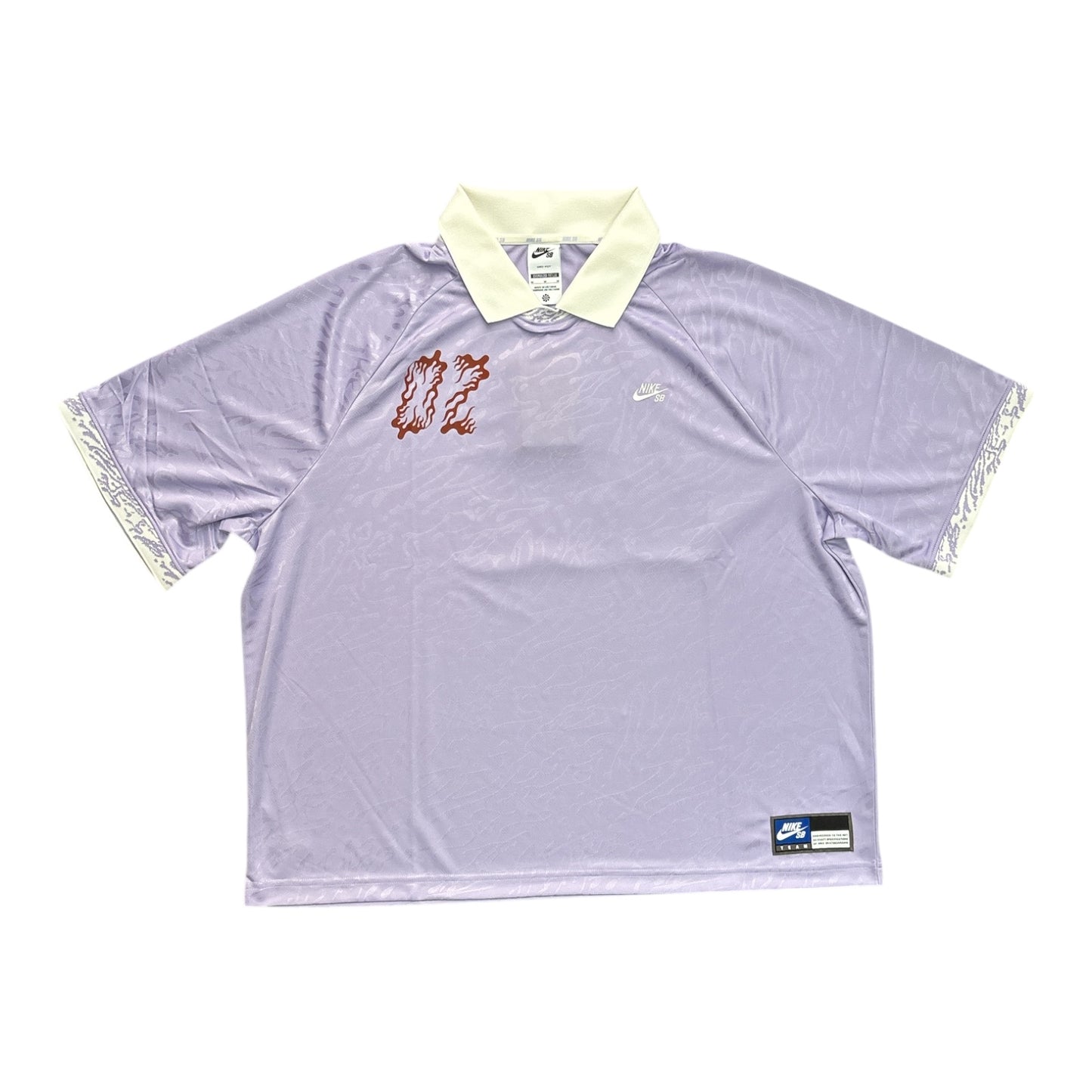 Nike Dri-FIT Jacquard Skate Jersey- Hydrangeas/Sail/White