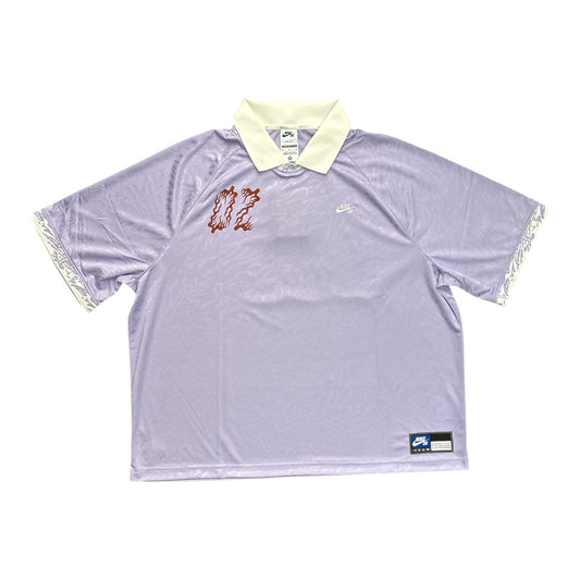 Nike Dri-FIT Jacquard Skate Jersey- Hydrangeas/Sail/White