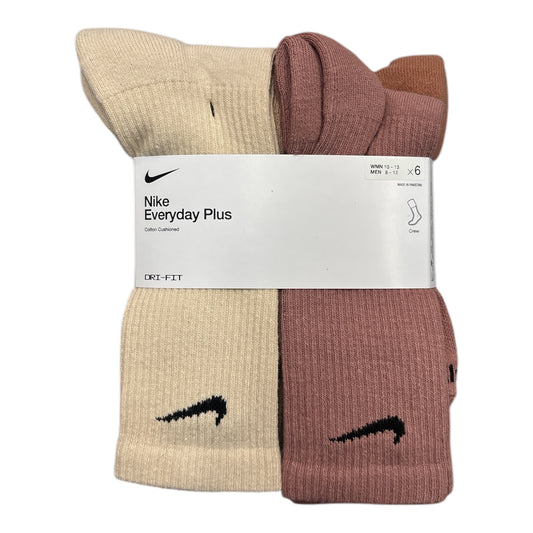 Nike SB Everyday Max Lightweight Crew Socks 6 Pack- Multi Color