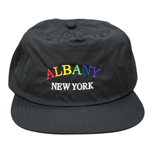 Seasons Albany NY Nylon Hat- Black