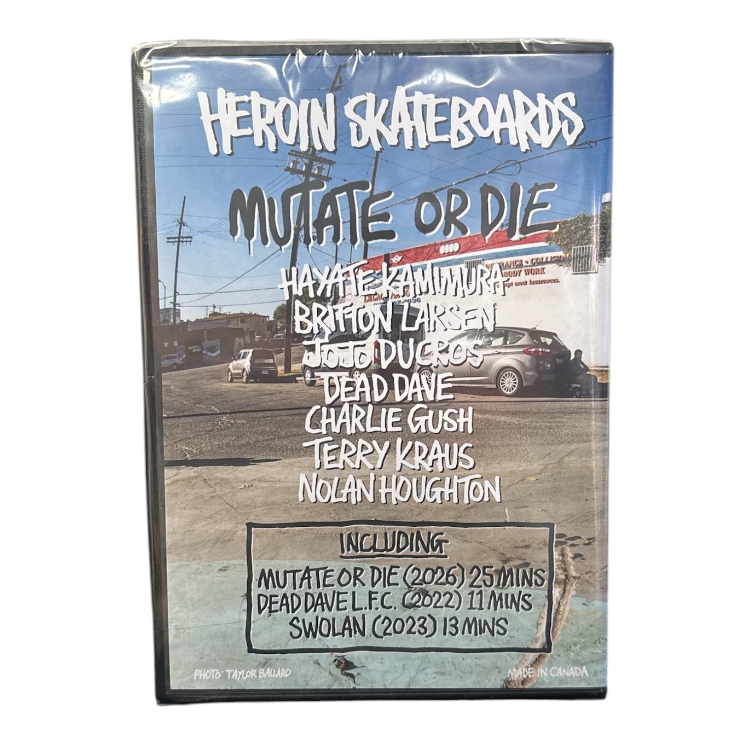 Heroin Skateboards Mutate Or Die DVD