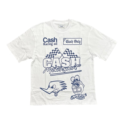 Cash Only Service Tee- White