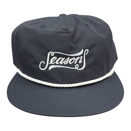 Seasons Dragonette Logo Rope Hat- Navy