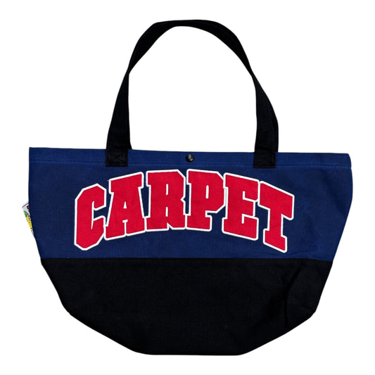 Carpet Varsity Tote Bag- Blue
