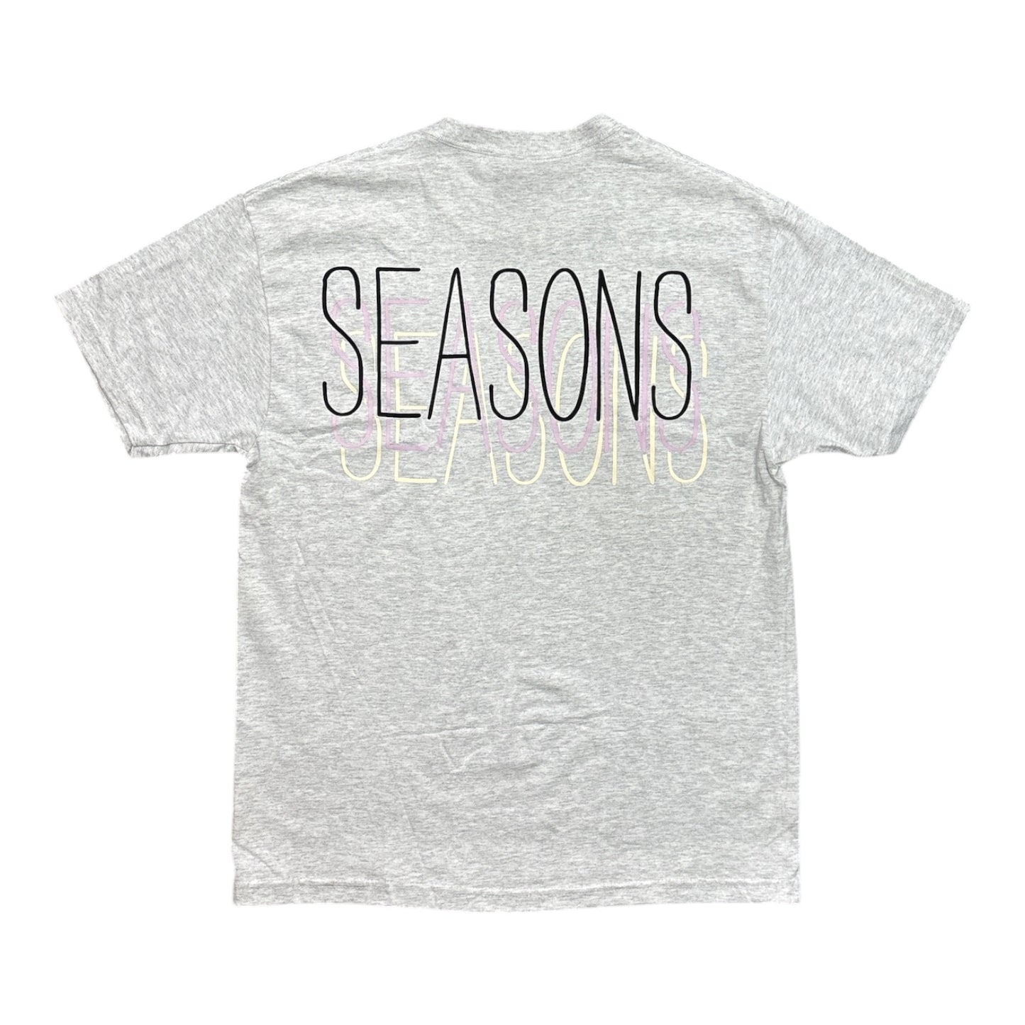 Seasons Skinny Repeater Tee- Ash