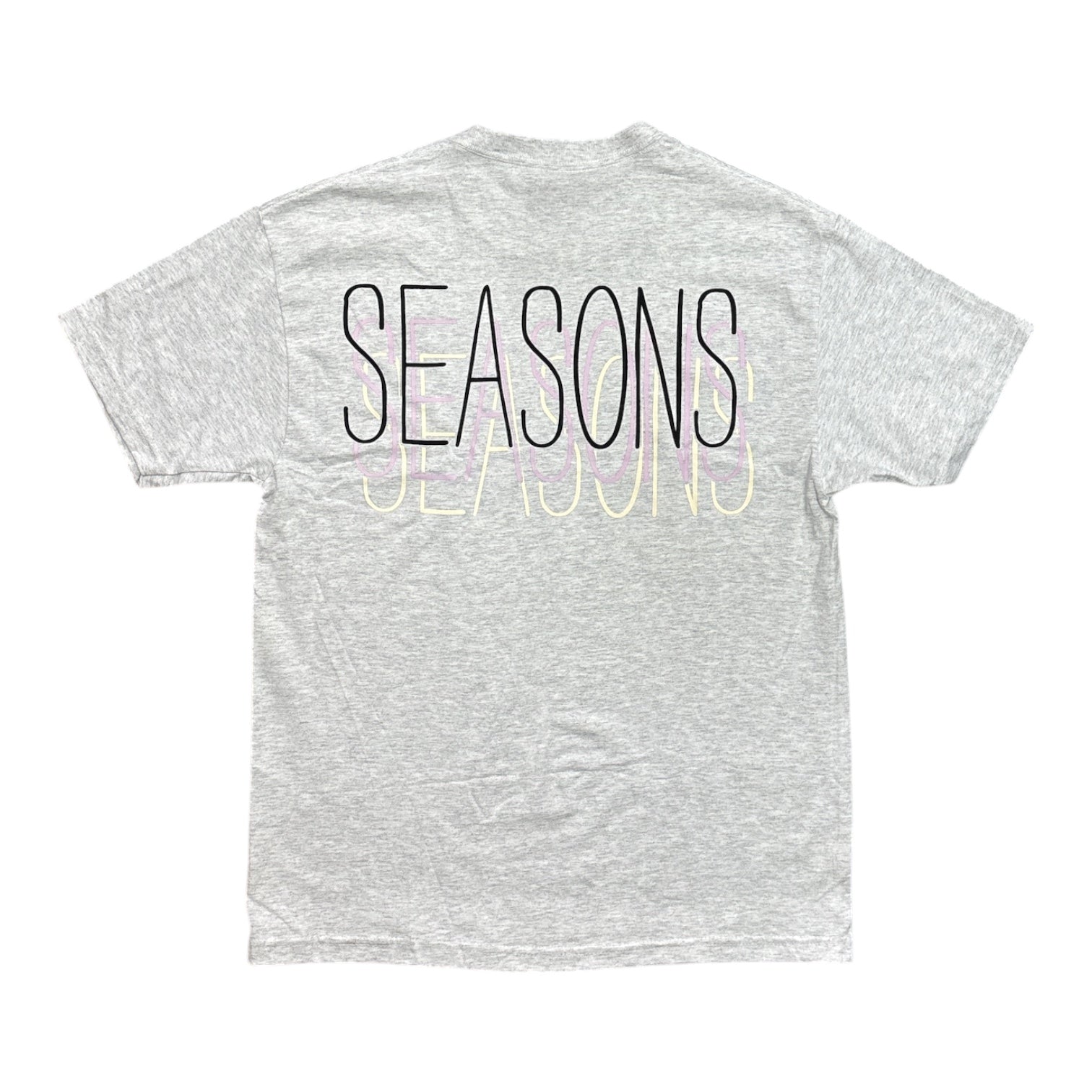 Seasons Skinny Repeater Tee- Ash