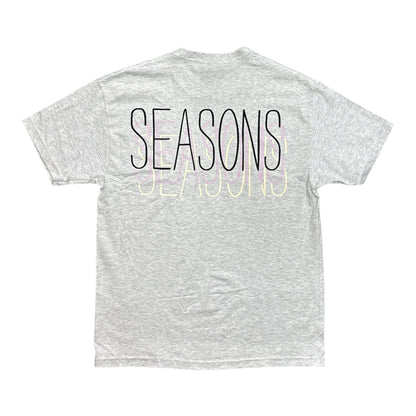 Seasons Skinny Repeater Tee- Ash