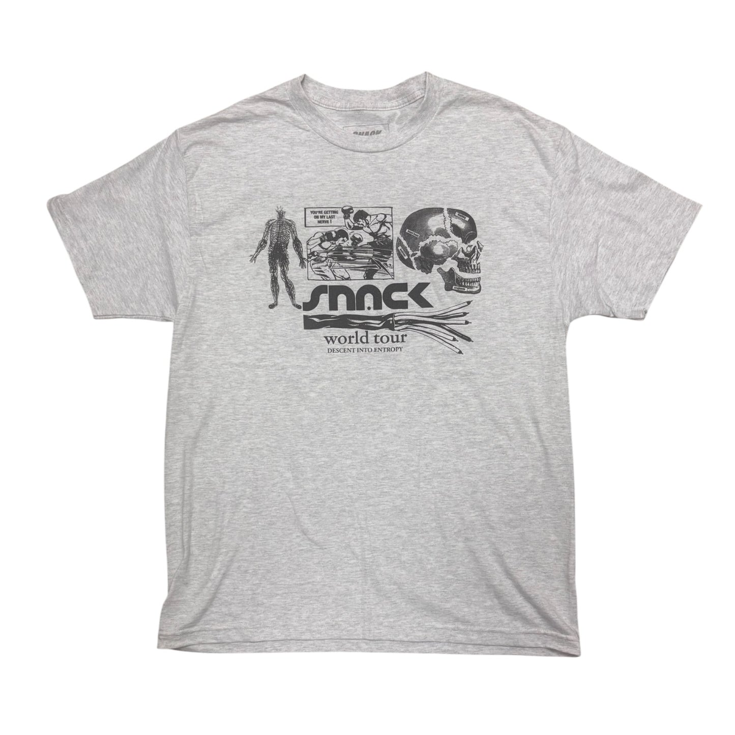 Snack Team Manager Tee- Ash