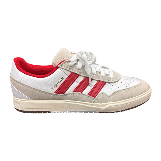 Adidas Tyshawn II- Cloud White/Better Scarlet/Chalk White