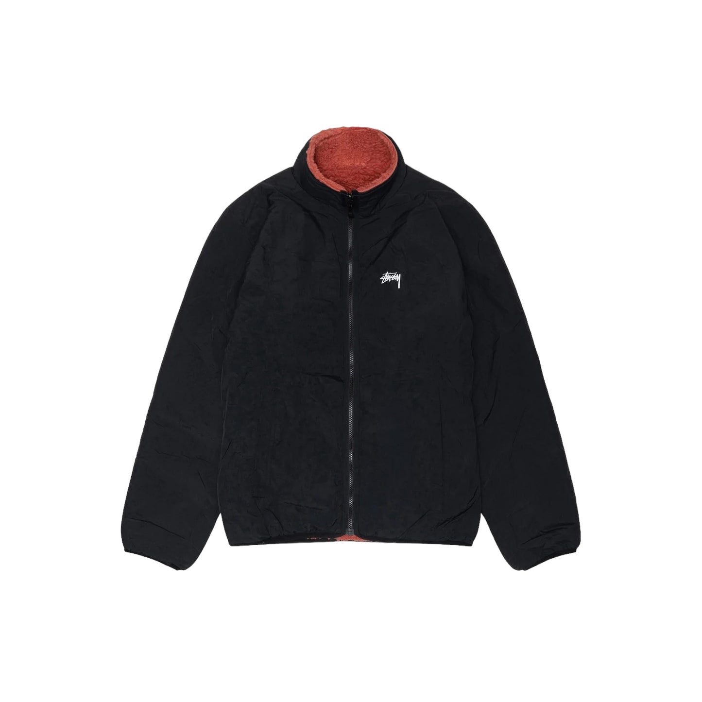 Stussy Sherpa Reversible Jacket- Terracotta