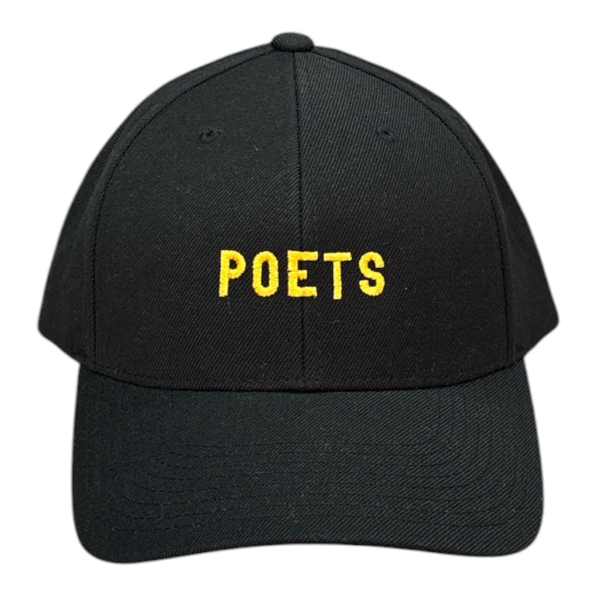 Poets Logo Embroidered Hat- Black